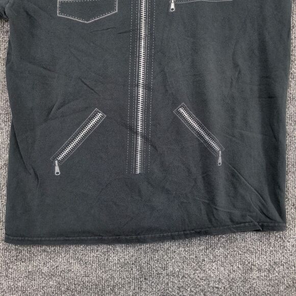 ACDC Men's Rock & Roll T-Shirt Black Medium Short Sleeve The Who KISS Pink Floyd - Picture 4 of 12